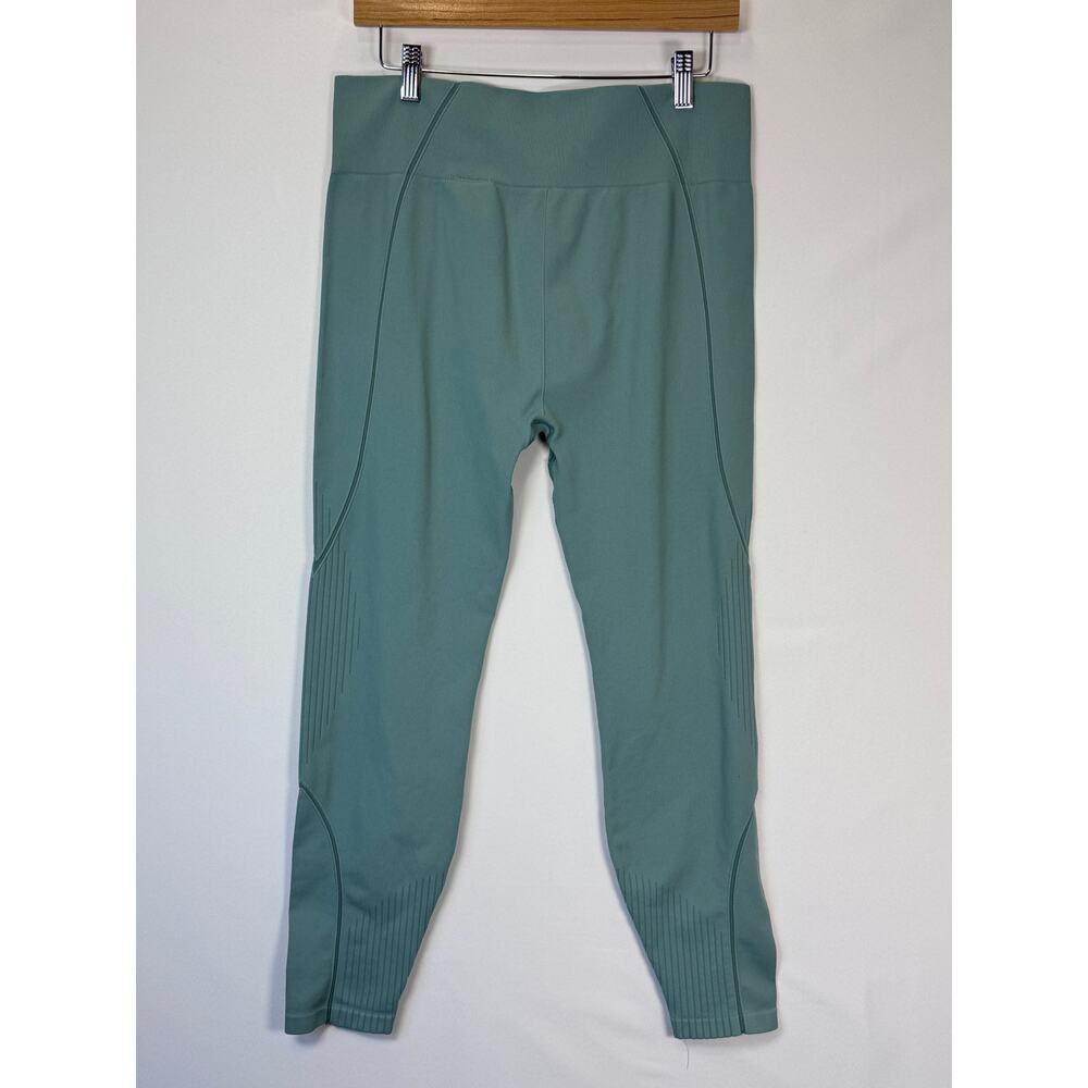 H&M Move Womens Teal High Rise Shaping Workout Leggings Size XL - Picture 2 of 8